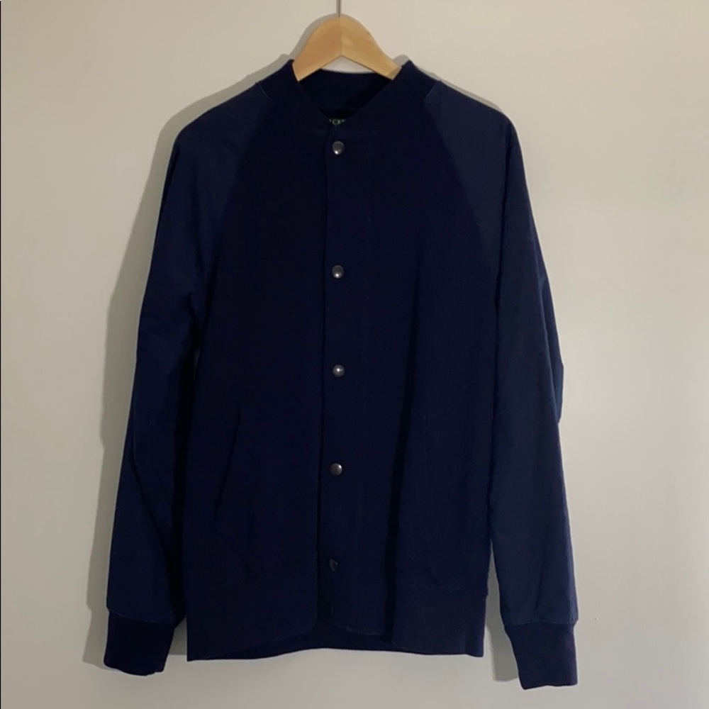 J.Crew Men’s cotton varsity/bomber jacket